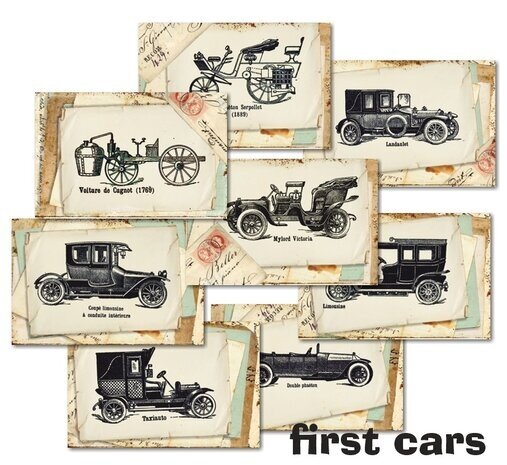 Decorer First Cars Paper Pack (7x10,8cm) (DECOR-M136)
