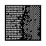 Stamperia Around the World Thick Stencil 18x18cm Double Texture (KSTDQ82)