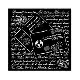 Stamperia Around the World Thick Stencil 18x18cm Letters (KSTDQ83)