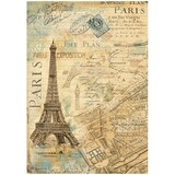 Stamperia Around the World Paris Rice Paper A4 (DFSA4775)