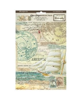 Stamperia Around the World Rice Paper Selection A4 (DFSA4XAW) Stamperia Around the World Rice Paper Selection A4 (DFSA4XAW)