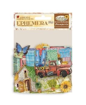 Stamperia Sunflower Art Ephemera Elemens and Sunflowers (DFLCT20) Stamperia Sunflower Art Ephemera Elemens and Sunflowers (DFLCT20)