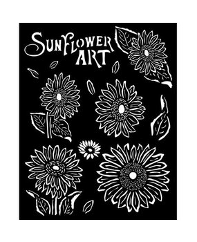 Stamperia Sunflower Art Thick Stencil 20x25cm Sunflowers (KSTD136) Stamperia Sunflower Art Thick Stencil 20x25cm Sunflowers (KSTD136)