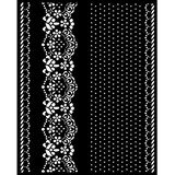 Stamperia Sunflower Art Thick Stencil 20x25cm Borders and Lace (KSTD137)*