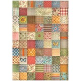 Stamperia Sunflower Art Patchwork Rice Paper A4 (DFSA4772)
