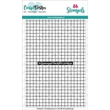 Carlijn Design Stempels Ruitjespapier (CDST-0103)