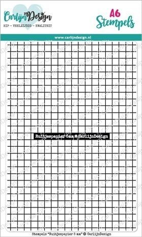 Carlijn Design Stempels Ruitjespapier (CDST-0103)