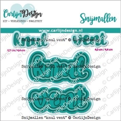 Carlijn Design Snijmallen Knul Vent (CDSN-0227)