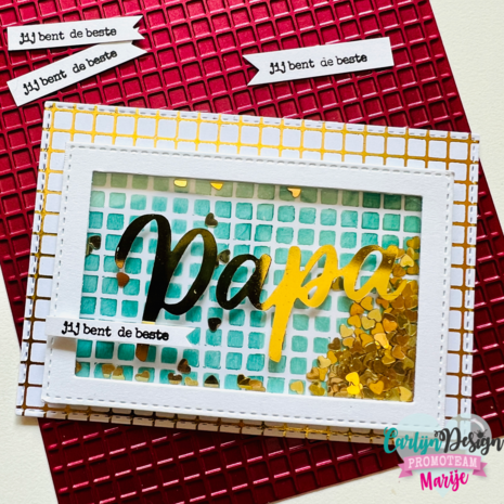 Carlijn Design Hot Foil Papa papa (CDHF-0029)