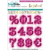Carlijn Design Hot Foil Alfabet Typemachine Cijfers (CDHF-0030)