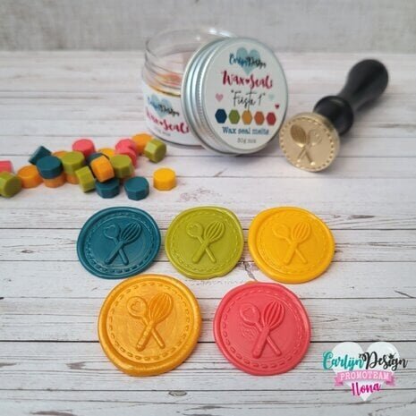 Carlijn Design Wax Seal Melts Fiësta 1 (CDWX-0011) Carlijn Design Wax Seal Melts Fiësta 1 (CDWX-0011)