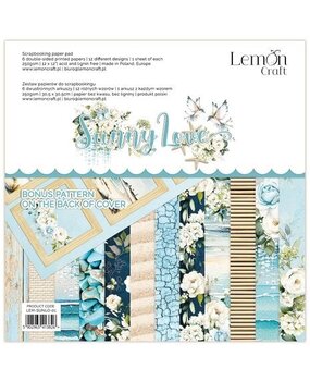 LemonCraft Sunny Love 12x12 Inch Paper Pad (LEM-SUNLO-01)