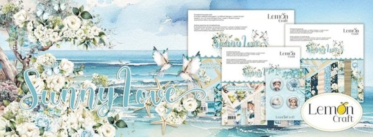 LemonCraft Sunny Love Buttons (LEM-SUNLO-04)