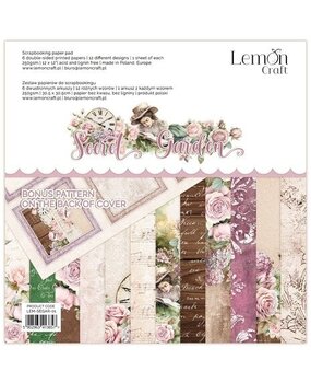 LemonCraft Secret Garden 12x12 Inch Paper Pad (LEM-SEGAR-01) LemonCraft Secret Garden 12x12 Inch Paper Pad (LEM-SEGAR-01)