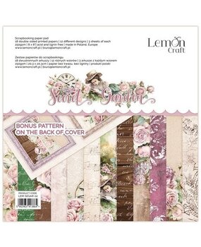 LemonCraft Secret Garden 8x8 Inch Paper Pad (LEM-SEGAR-02)