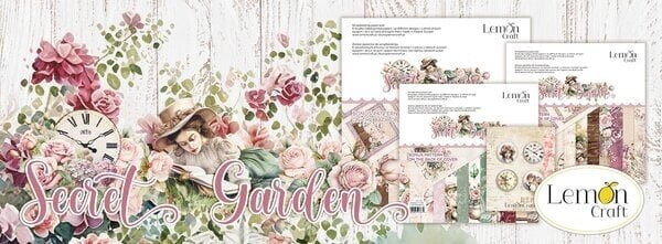 LemonCraft Secret Garden 8x8 Inch Paper Pad (LEM-SEGAR-02)