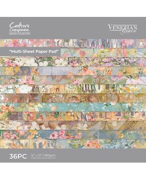 Crafter's Companion Venetian Grace 12x12 Inch Paper Pad (VEG-PAD12)
