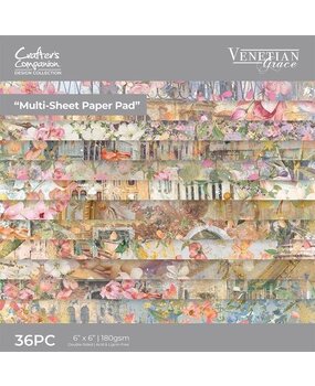 Crafter's Companion Venetian Grace 6x6 Inch Paper Pad (VEG-PAD6) Crafter's Companion Venetian Grace 6x6 Inch Paper Pad (VEG-PAD6)