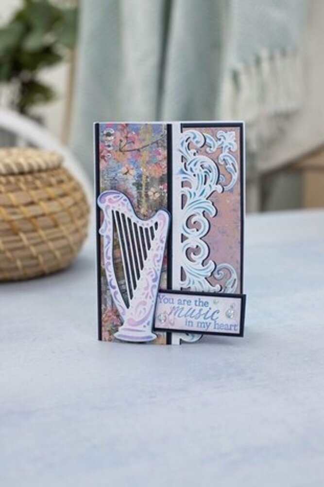 Crafter's Companion Venetian Grace Harmonious Harp Die (VEG-MD-HAHA) Crafter's Companion Venetian Grace Harmonious Harp Die (VEG-MD-HAHA)
