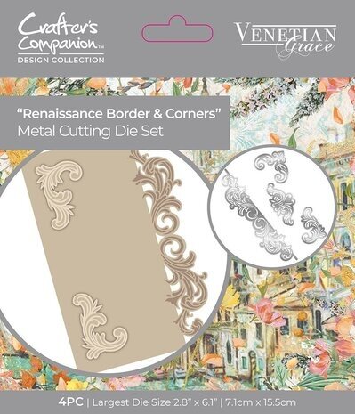 Crafter's Companion Venetian Grace Renaissance Border & Corners Die (VEG-MD-REBC) Crafter's Companion Venetian Grace Renaissance Border & Corners Die (VEG-MD-REBC)