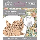 Crafter's Companion Venetian Grace Stamp & Die Little Cherub (VEG-STD-LICH)