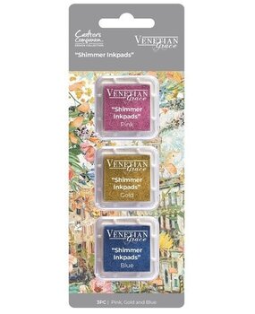Crafter's Companion Venetian Grace Shimmer Inkpads (VEG-IP-SHI3) Crafter's Companion Venetian Grace Shimmer Inkpads (VEG-IP-SHI3)