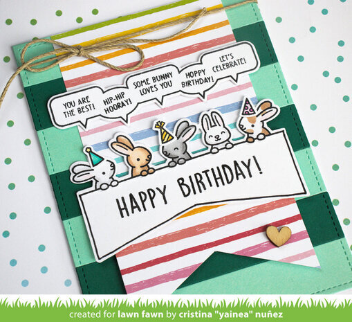 Lawn Fawn All The Party Hats Clear Stamps (LF2872)