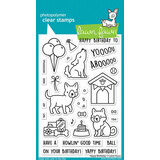 Lawn Fawn Yappy Birthday Clear Stamps (LF3158)