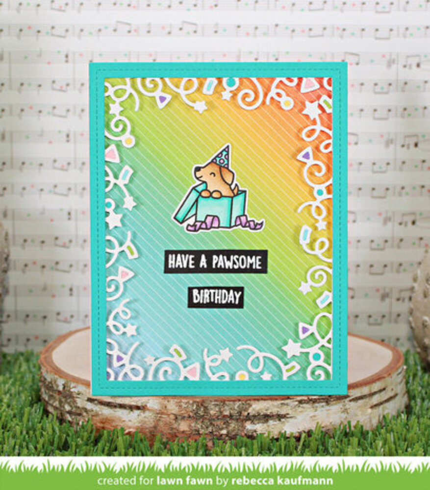 Lawn Fawn Pawsome Birthday Clear Stamps (LF3162) Lawn Fawn Pawsome Birthday Clear Stamps (LF3162)