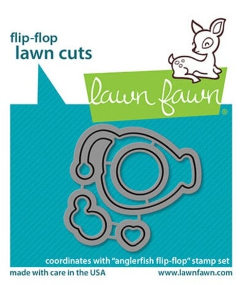 Lawn Fawn Anglerfish Flip-Flop Dies (LF2011)