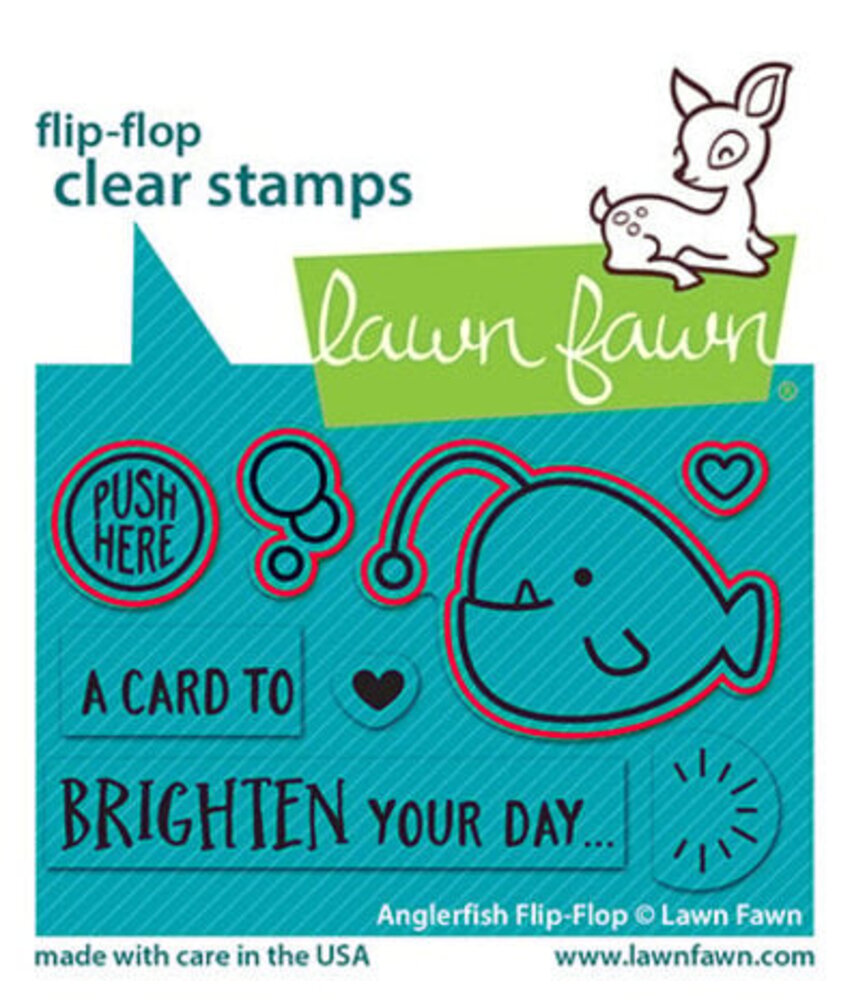 Lawn Fawn Anglerfish Flip-Flop Dies (LF2011)