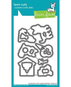Lawn Fawn Yappy Birthday Dies (LF3159)