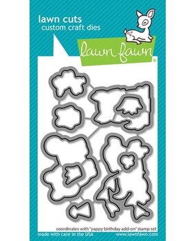 Lawn Fawn Yappy Birthday Add-On Dies (LF3161) Lawn Fawn Yappy Birthday Add-On Dies (LF3161)