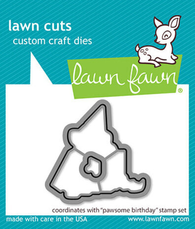 Lawn Fawn Pawsome Birthday Dies (LF3163) Lawn Fawn Pawsome Birthday Dies (LF3163)