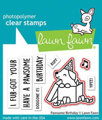 Lawn Fawn Pawsome Birthday Dies (LF3163) Lawn Fawn Pawsome Birthday Dies (LF3163)