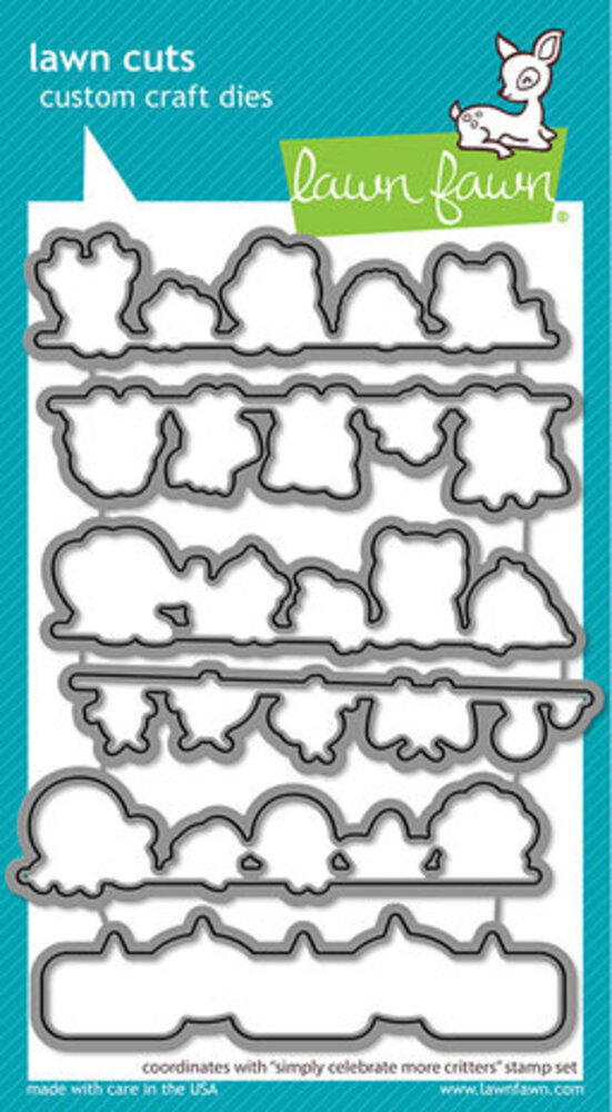 Lawn Fawn Simply Celebrate More Critters Dies (LF3165)