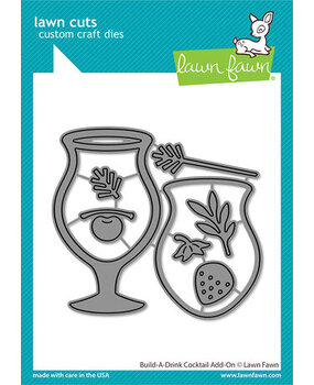 Lawn Fawn Build-A-Drink Cocktail Add-On Dies (LF3177) Lawn Fawn Build-A-Drink Cocktail Add-On Dies (LF3177)