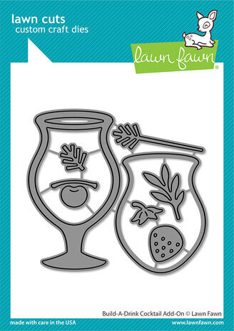 Lawn Fawn Build-A-Drink Cocktail Add-On Dies (LF3177) Lawn Fawn Build-A-Drink Cocktail Add-On Dies (LF3177)