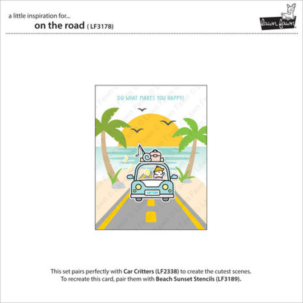 Lawn Fawn On The Road Dies (LF3178)