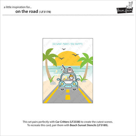 Lawn Fawn On The Road Dies (LF3178)