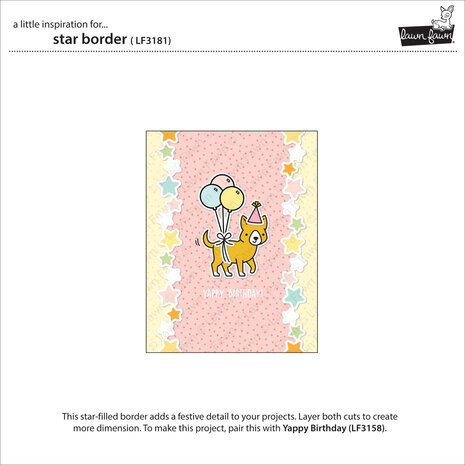 Lawn Fawn Star Border Dies (LF3181) Lawn Fawn Star Border Dies (LF3181)