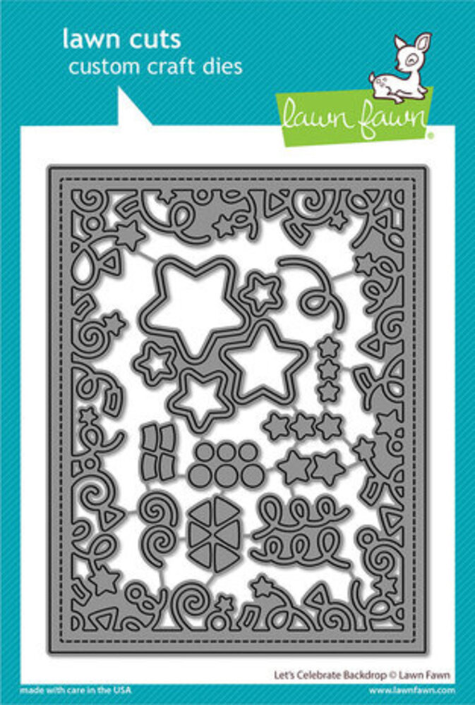 Lawn Fawn Let's Celebrate Backdrop Dies (LF3187) Lawn Fawn Let's Celebrate Backdrop Dies (LF3187)
