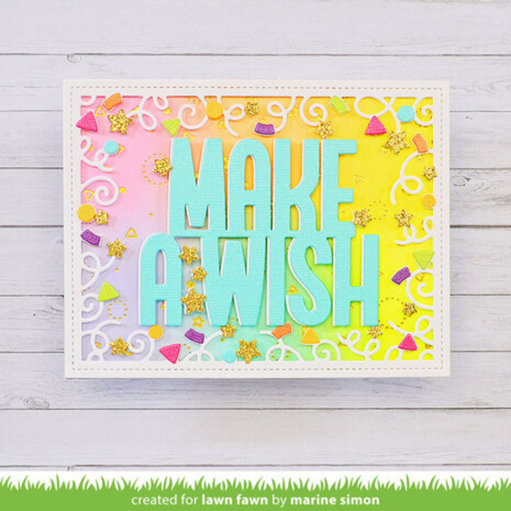 Lawn Fawn Let's Celebrate Backdrop Dies (LF3187) Lawn Fawn Let's Celebrate Backdrop Dies (LF3187)