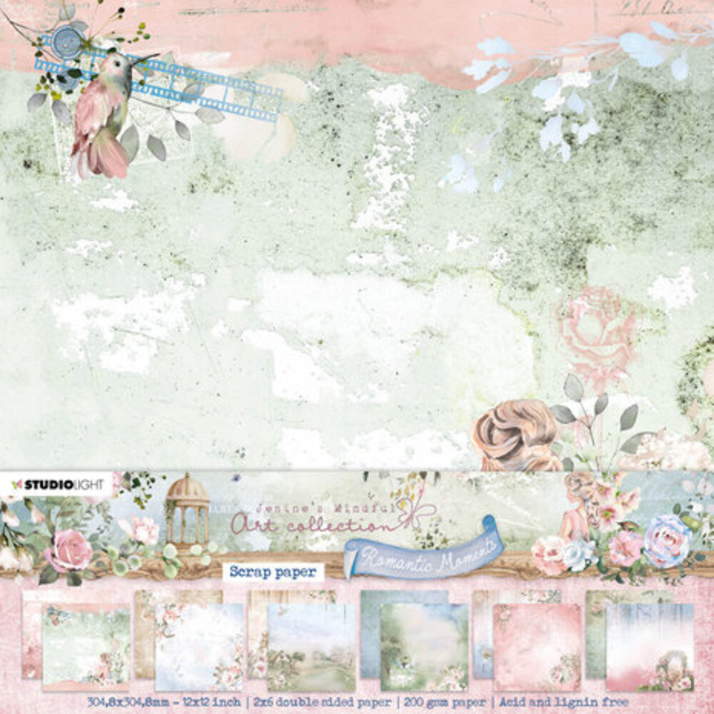 Studio Light Romantic Moments 12x12 Inch Scrap Paper (JMA-RM-PS32) Studio Light Romantic Moments 12x12 Inch Scrap Paper (JMA-RM-PS32)