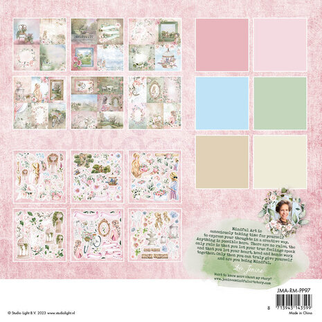Studio Light Romantic Moments 8x8 Inch Paper Pad Small Designs & Elements (JMA-RM-PP97)