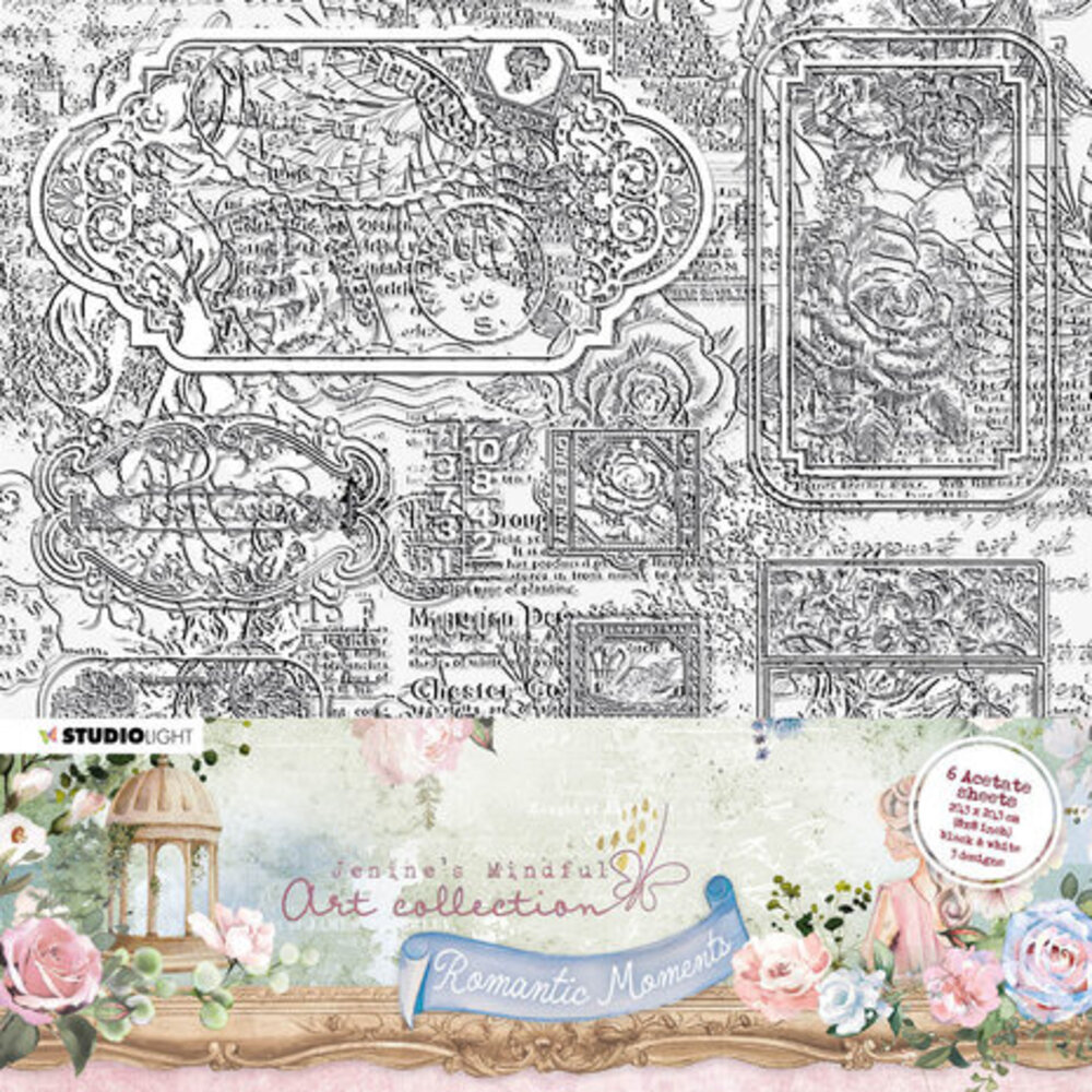 Studio Light Romantic Moments 8x8 Inch Acetate Sheets Tickets & Grunge (JMA-RM-ACS03) Studio Light Romantic Moments 8x8 Inch Acetate Sheets Tickets & Grunge (JMA-RM-ACS03)