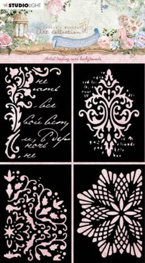 Studio Light Romantic Moments Masking Stencil Card Backgrounds (JMA-RM-MASK219) Studio Light Romantic Moments Masking Stencil Card Backgrounds (JMA-RM-MASK219)
