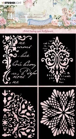 Studio Light Romantic Moments Masking Stencil Card Backgrounds (JMA-RM-MASK219) Studio Light Romantic Moments Masking Stencil Card Backgrounds (JMA-RM-MASK219)