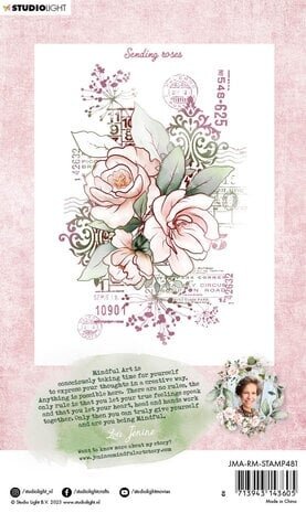 Studio Light Romantic Moments Clear Stamp Sending Roses (JMA-RM-STAMP481)