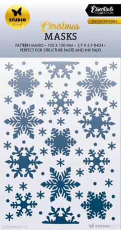 Studio Light Christmas Essentials Snow Pattern Masking Stencil (SL-ES-MASK213) Studio Light Christmas Essentials Snow Pattern Masking Stencil (SL-ES-MASK213)